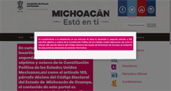Desktop Screenshot of compesca.michoacan.gob.mx